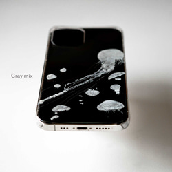 【雑誌LDK掲載】005 クラゲ(カラーver) iPhoneケース スマホケース iPhone16e〜くらげ  水族館 9枚目の画像