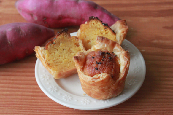 12個入り　1時間かけてじっくり焼いたご褒美焼き芋パイ（旧　福井県あわら産とみつ金時スイートポテトパイ） 3枚目の画像