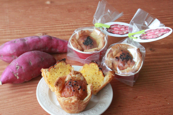 12個入り　1時間かけてじっくり焼いたご褒美焼き芋パイ（旧　福井県あわら産とみつ金時スイートポテトパイ） 6枚目の画像