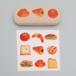 Glasses set BREAD 【Glasses case & Eyeglass cleaner cloth】 第2張的照片