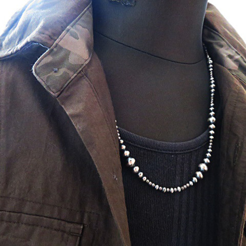 インディアンジュエリー ビーズネックレス ナバホパール