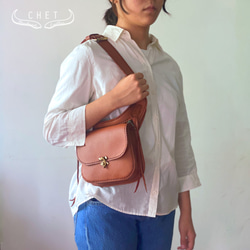 古い帆前掛けリメイクボディバック ボディバッグ・ウエストポーチ