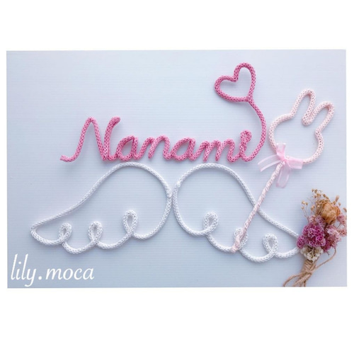 天使の羽 ウールレター 雑貨・その他 lily-moca 通販｜Creema(クリーマ 