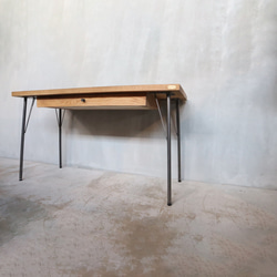 [Oak Counter Desk A-Type]入園入学2023 オーク デスク カウンター 机 作業 勉強-87- 4枚目の画像