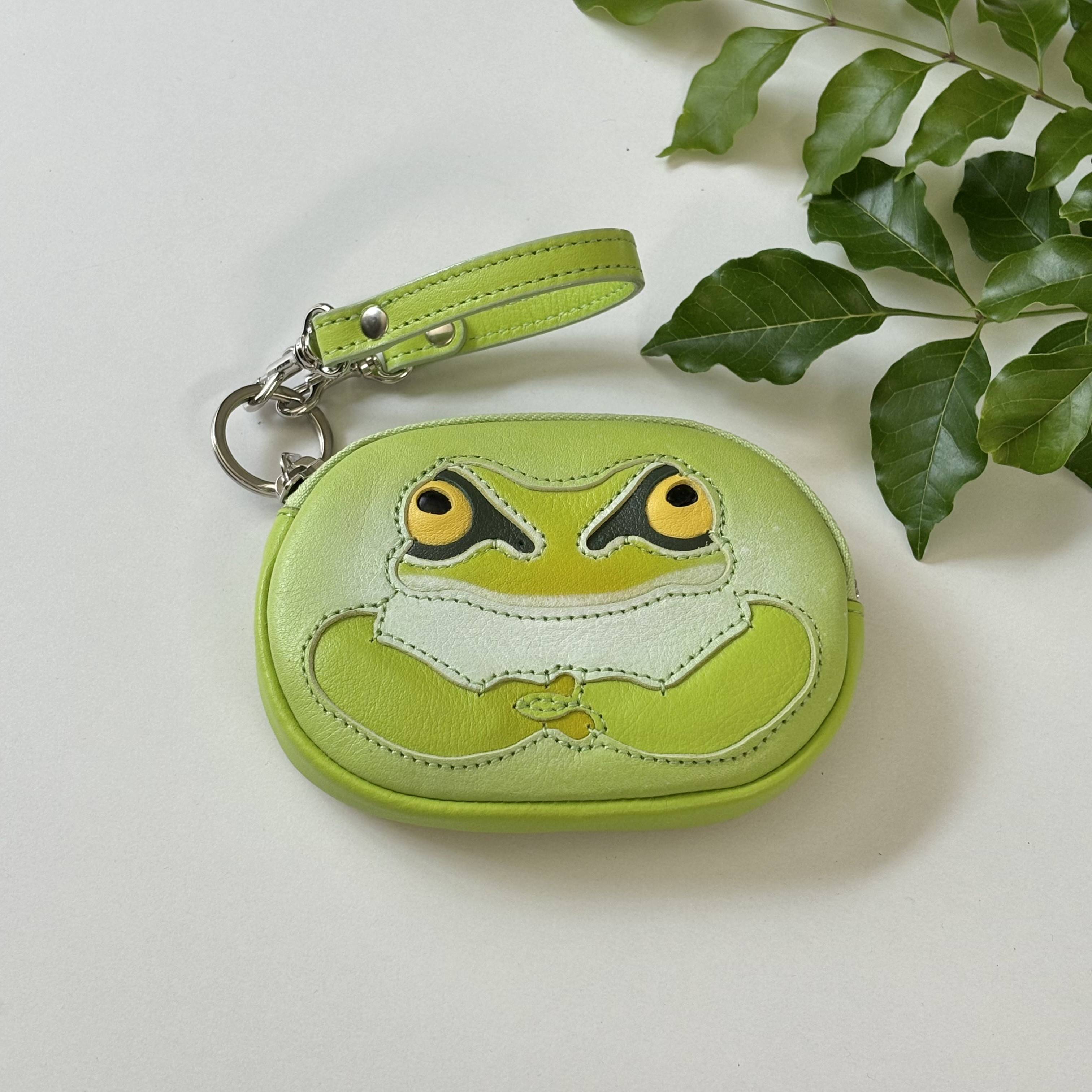 青蛙Mamepo 是個很好的傾聽者零錢包ies design 的作品5708196｜Creema