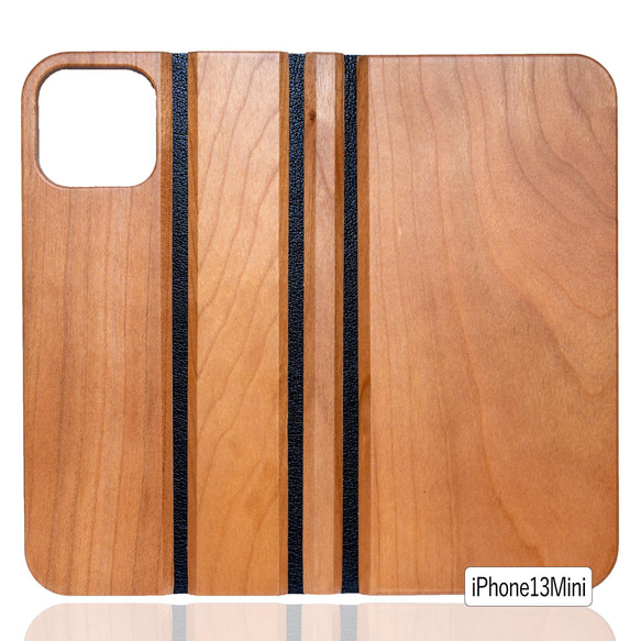 iPhone 天然木　手帳型　フルウッドケース　ドリームキャッチャー　(名入れ可+700円） 11枚目の画像