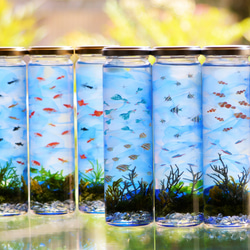 選べるハーバリウムアート　フラワーアクアリウム【台座ライト別売り】 2枚目の画像