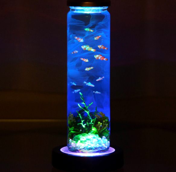 選べるハーバリウムアート　フラワーアクアリウム【台座ライト別売り】 9枚目の画像