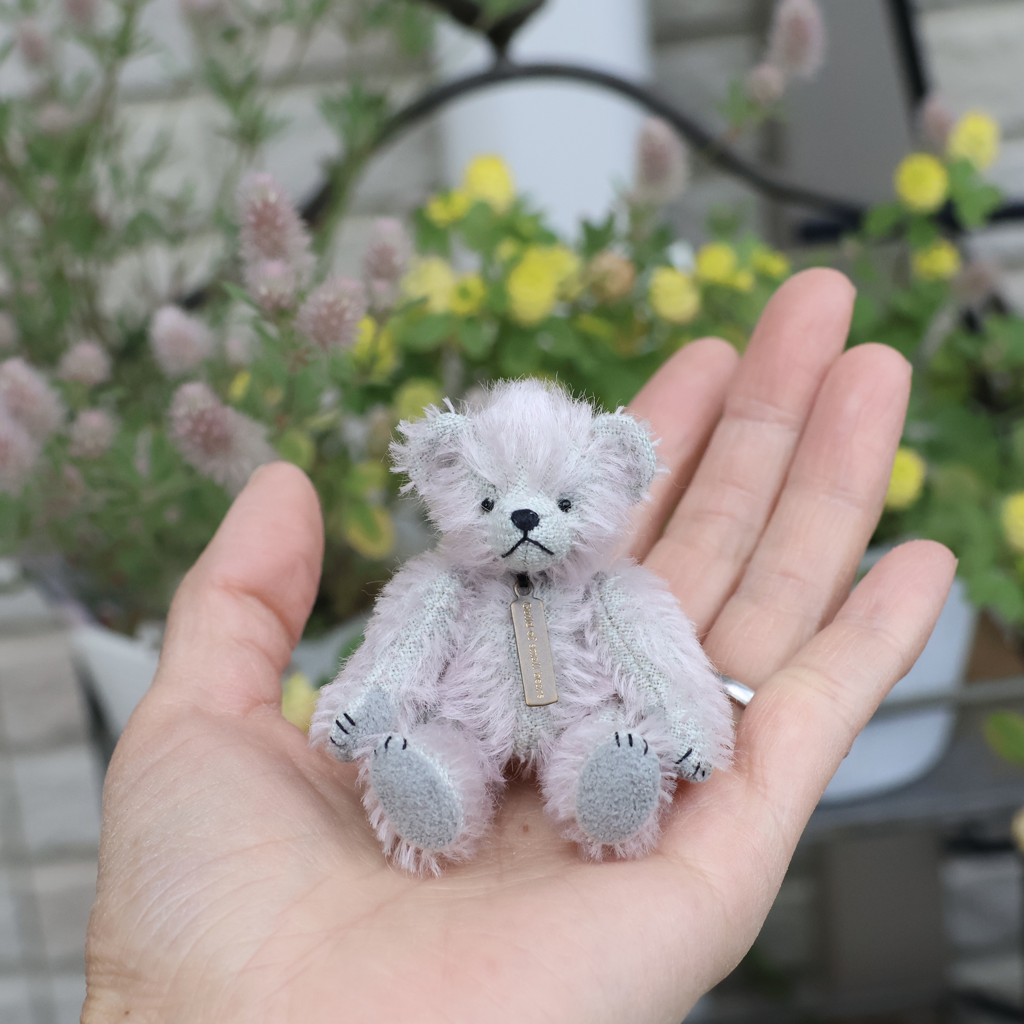【専用出品です】小さな小さなテディベア ToyBear LinaBear ショートヘア スペシャル ピンク 小さなテディベア