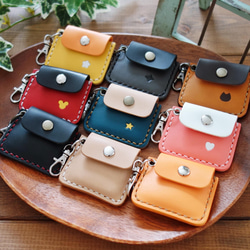 【受注製作】好きな色でつくる、スマートタグケース　Air Tag / Tile Mate / Eufy 【送料無料】 1枚目の画像