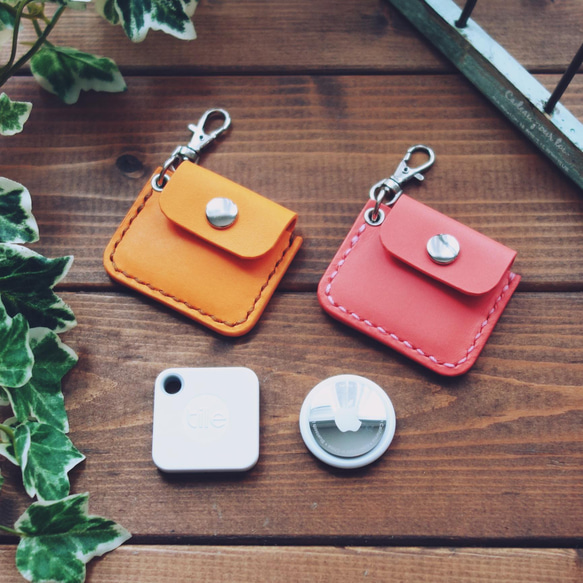 【受注製作】好きな色でつくる、スマートタグケース　Air Tag / Tile Mate / Eufy 【送料無料】 16枚目の画像