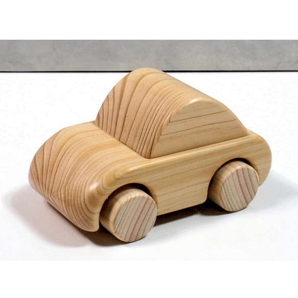 木のおもちゃ・自動車B 3枚目の画像