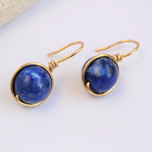 タイガーアイ Wire ピアス／イヤリング ピアス（スタッド・一粒