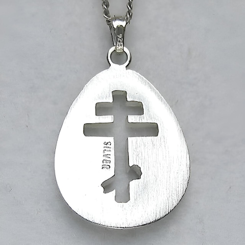 ロシア正教のクロス（八端十字架）　イースターエッグのロシア十字架　rc53 ロシア正教のクロス（八端十字架） イースターエッグのロシア