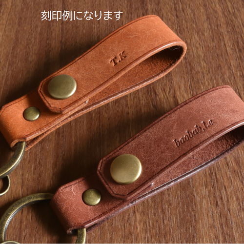 本革 キーホルダー key ring キーリング baobab l.c 通販