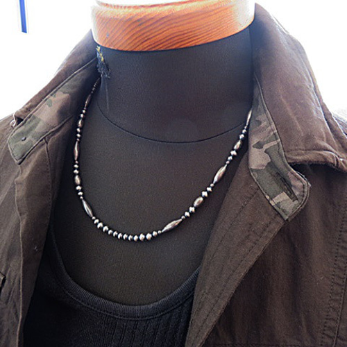 インディアンジュエリー ネックレス ナバホ ナバホ族 スターリング