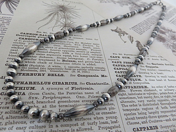 【よしろう】インディアンジュエリー ナバホパールビーズ ネックレスシルバー インディアンジュエリー ビーズネックレス ナバホ ナバホパール