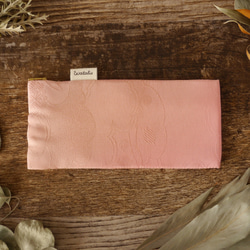 粉色雲和服眼鏡盒太陽鏡盒春嘴袋 Ikuko Jibiki 生產 第1張的照片