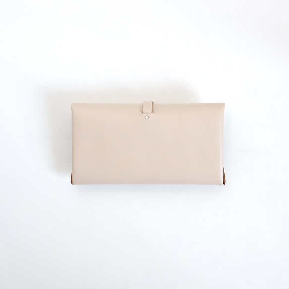 折りロングウォレット マグ＃ベージュ / ori long wallet　#beige 3枚目の画像