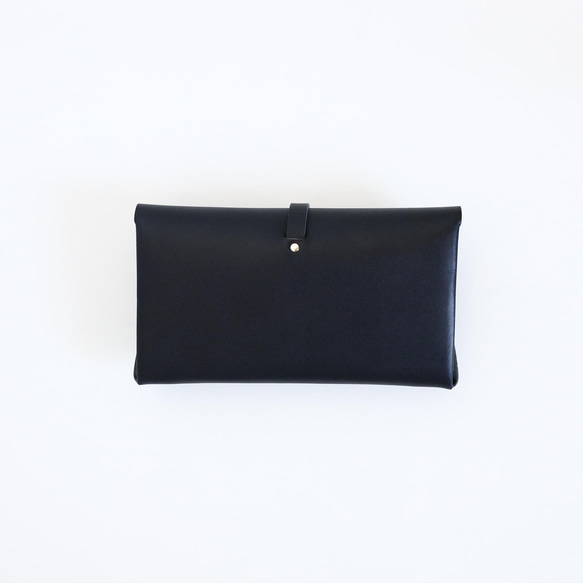 折りロングウォレット ４ポケット＃黒 / ori long wallet #black 2枚目の画像