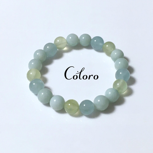 ☆ペールカラー☆アクアマリン・プレナイト・アマゾナイト