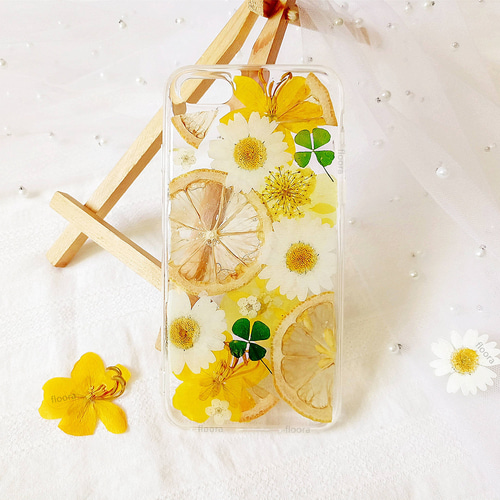 ☆特別価格☆ハートレモン 押し花ケース ☆ 0_c61ab39fef2c47ed5b4557d0882d