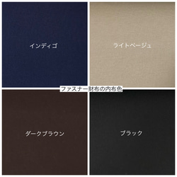 選べる＊ラミネート＊ L字ファスナー長財布 10×20㎝ 11×21㎝ リバティプリント使用 5枚目の画像