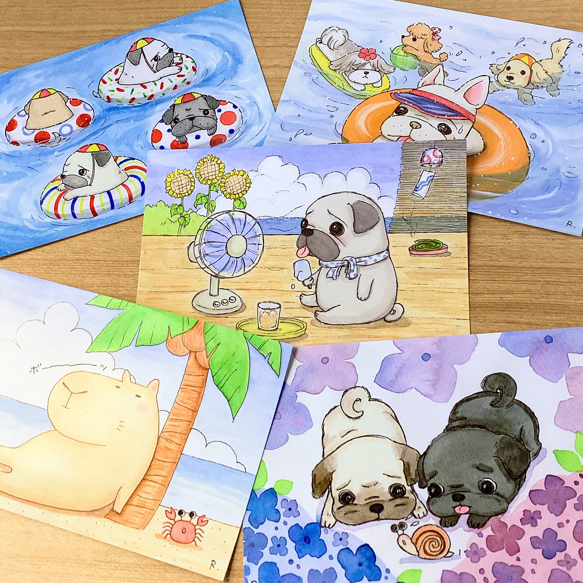イラストカード　イラストペーパー　まとめ売り　バラ売り可 イラストカード イラストペーパーまとめ売り バラ売り可能