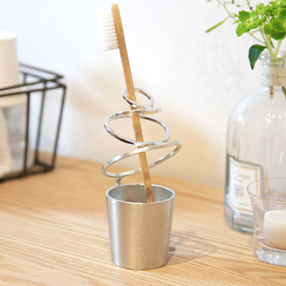 HOOP（MARU）：花器（花瓶 錫 曲がる 延命効果錫 結婚祝い 錫婚式 能作