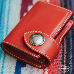 カービングウォレット ミドルウォレット レザーウォレット 2