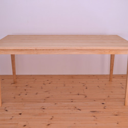 国産クリ無垢材 テーブル・ナチュラル仕上げ ※サイズオーダー可！ 7枚目の画像