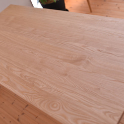 国産クリ無垢材 テーブル・ナチュラル仕上げ ※サイズオーダー可！ 3枚目の画像