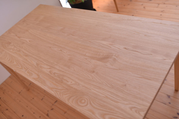 国産クリ無垢材 テーブル・ナチュラル仕上げ ※サイズオーダー可！ 3枚目の画像