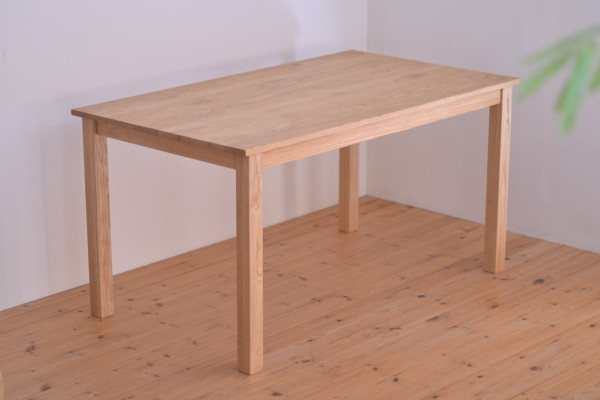 国産クリ無垢材 テーブル・ナチュラル仕上げ ※サイズオーダー可！