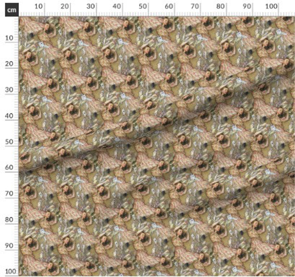 不思議の国のアリス アリス 生地 ハンドメイド素材 生地 2枚目の画像