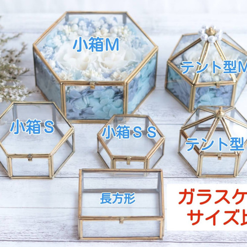 カラーオーダーOK】“海のリングピロー”＊テント型アンティークガラス