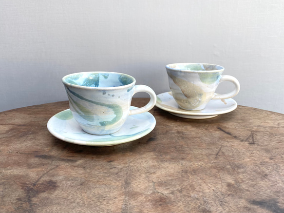 コバルト雲のカップ&ソーサー(ピンク) 9枚目の画像