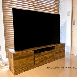 140cm 動画あり☆うれしい機能付き扉＋引き出し！　テレビボード 6枚目の画像