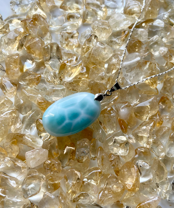 Larimar Sgrade #Lr029 〜ラリマーネックレス 11枚目の画像