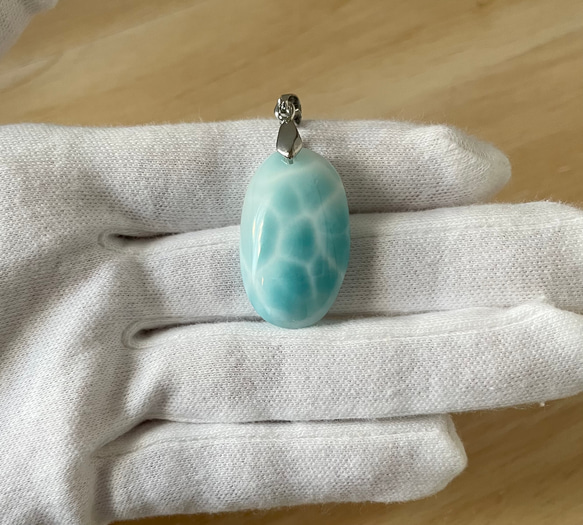 Larimar Sgrade #Lr029 〜ラリマーネックレス 7枚目の画像