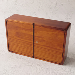 玉手箱なひのきの弁当箱 Ｌ 拭きうるし 5枚目の画像