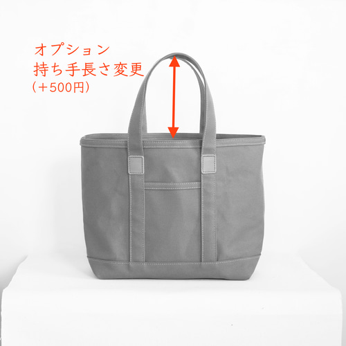 革と帆布のトートバッグ S ブルーグレー トートバッグ affetto