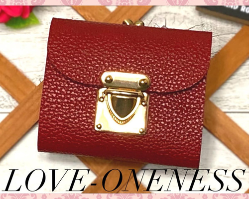 ❤️【超可愛い♪】高級感×シンプルデザインの大人オシャレ総本革長財布♪メロン柄 ❤️【超可愛い♪】高級感×シンプルデザインの大人オシャレな総