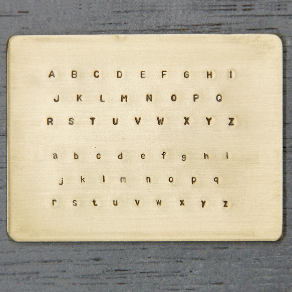 三つ編みのシルバーイニシャルリング　-ダブル- 5枚目の画像