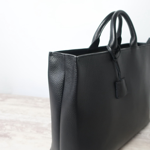 ひめ　トートバッグ　ハンドメイド 2個セット　①黒×AG②黒×S しかくフォルムトートbag☆彡キャメル・受注制作・お色違いも