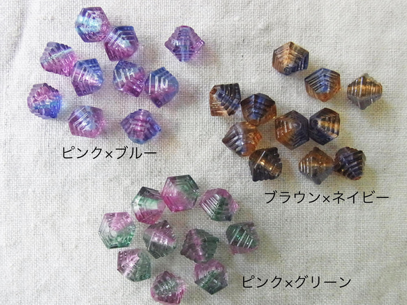 レトロビーズ (10pcs) 2枚目の画像