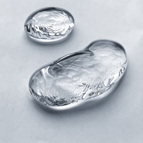 水たまりペーパーウェイト(大) その他インテリア雑貨 melts glassworks