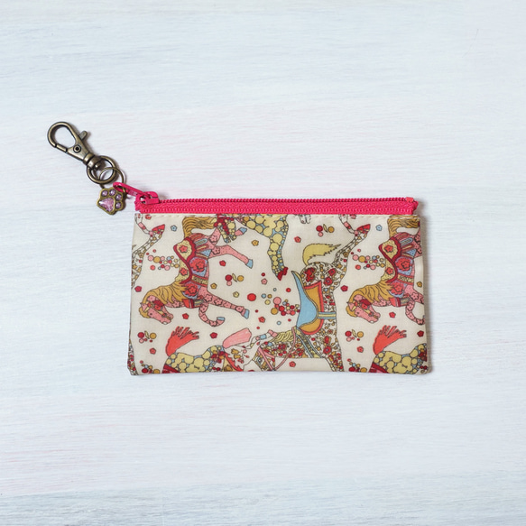 キーポーチ My Little Pace（マイ・リトル・ペース）　リバティラミネート生地 8枚目の画像