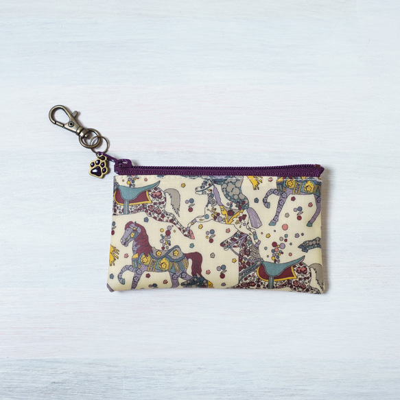 キーポーチ My Little Pace（マイ・リトル・ペース）　リバティラミネート生地 11枚目の画像