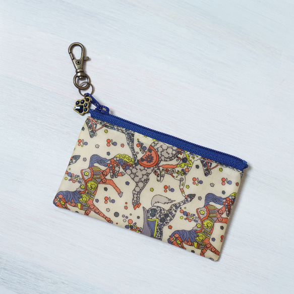 キーポーチ My Little Pace（マイ・リトル・ペース）　リバティラミネート生地 3枚目の画像